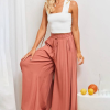 Pantalon Fluide Femme Terracotta Pantalon Fluide Femme Terracotta