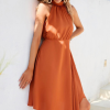 Robe Asymétrique Terracotta