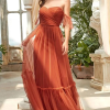 Robe Tulle Terracotta