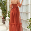 Robe Tulle Terracotta